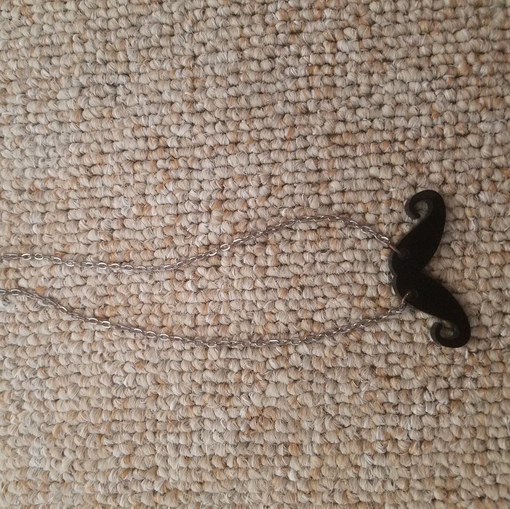 Mustache necklace